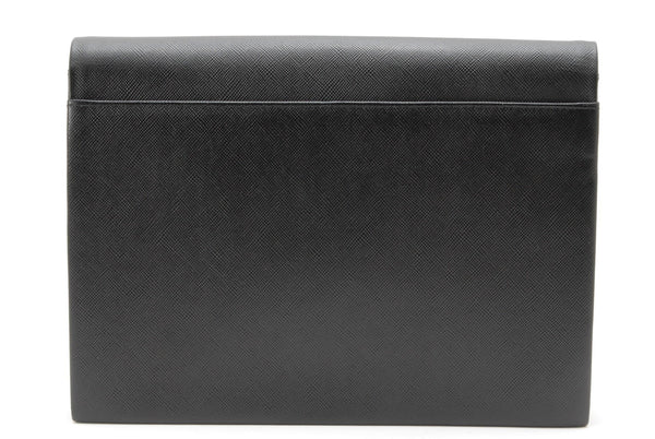 Saint Laurent Yves Saint Laurent Clutch Bag - Black, Leather
