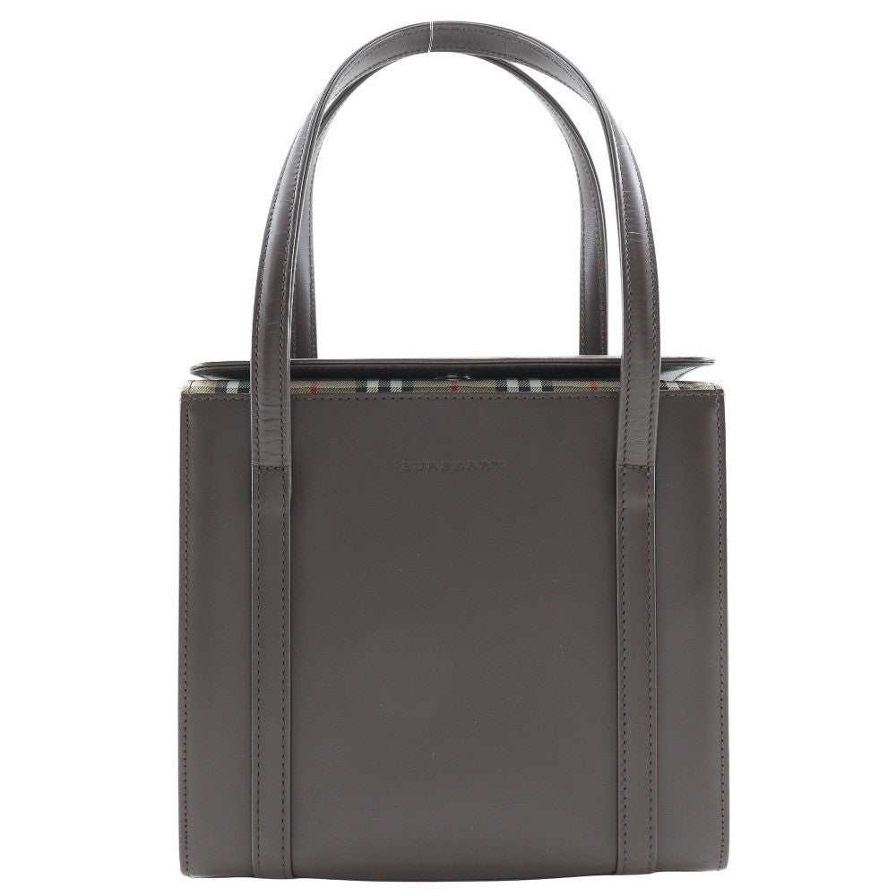 Burberry Box Handbag - Brown, Calfskin