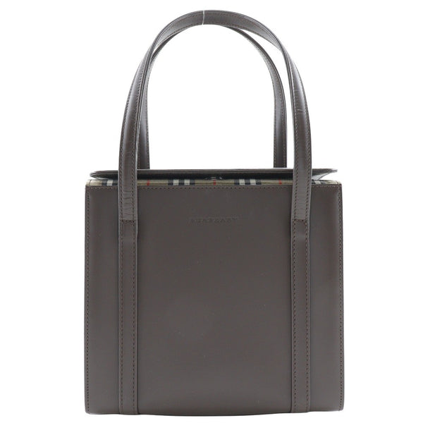 Burberry Box Handbag - Brown, Calfskin