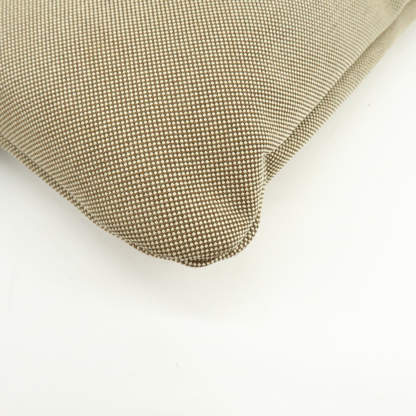 Prada Logo Jacquard Shoulder Bag - Beige, Leather