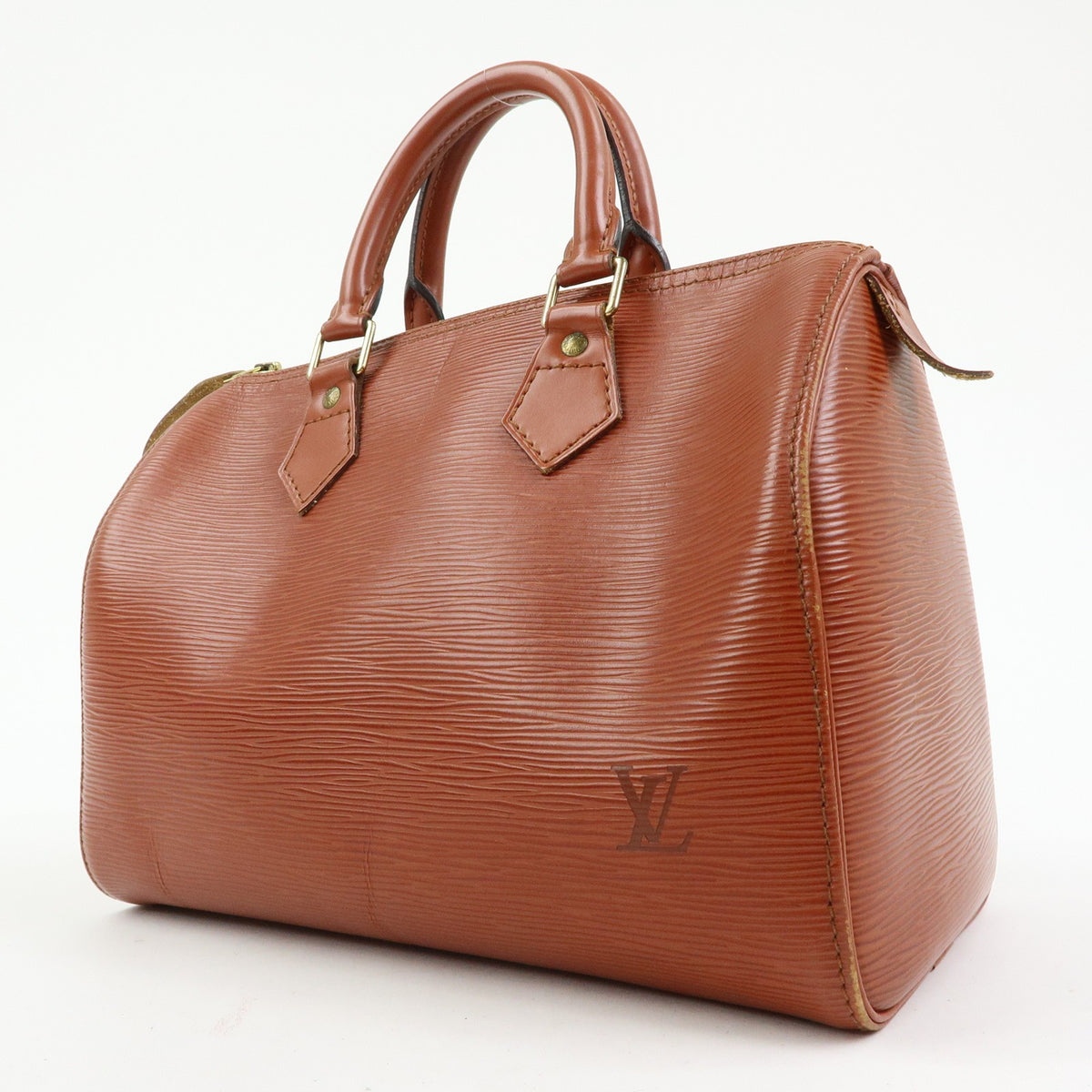 Louis Vuitton Epi Speedy 25 Hand Boston Bag - Kenya Brown, Epi Leather