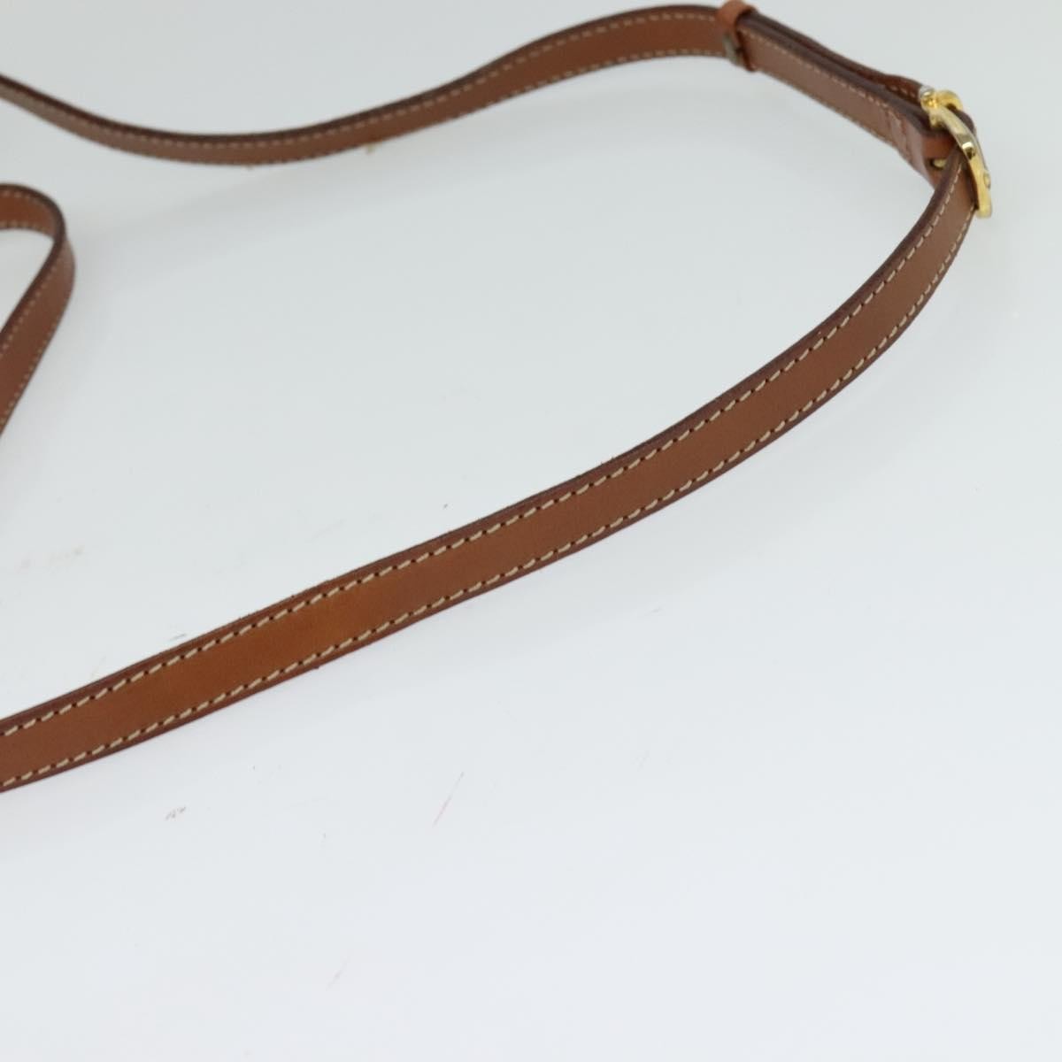 Celine Macadam Shoulder Bag - Brown/Gold, PVC Leather