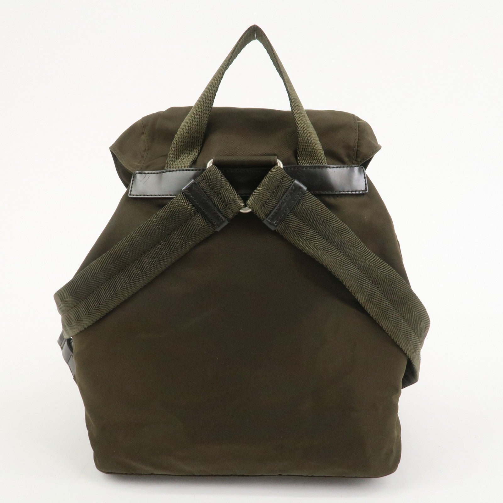 Prada Backpack - Khaki, Nylon and Leather