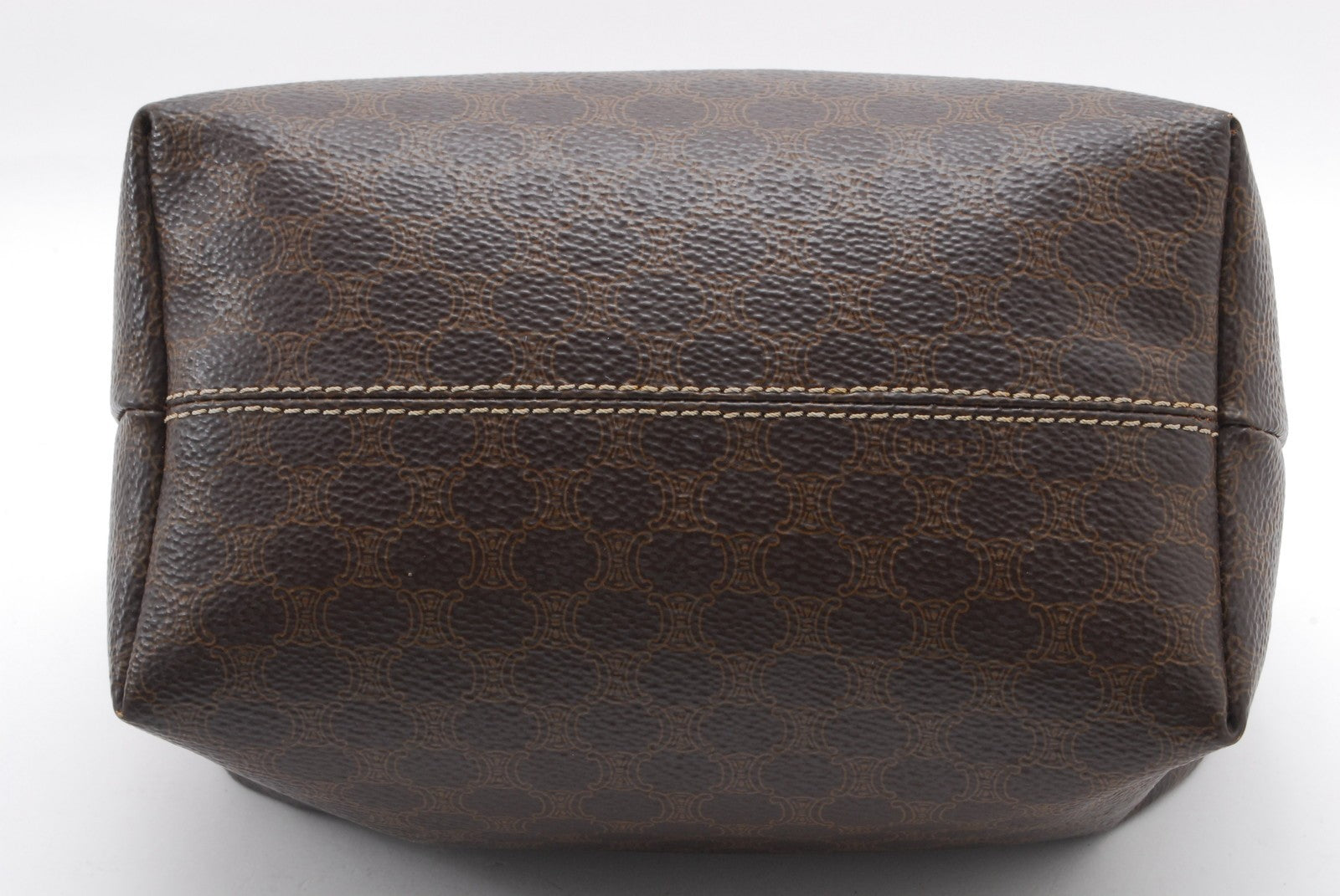 Celine Macadam Vanity Handbag - Brown, PVC