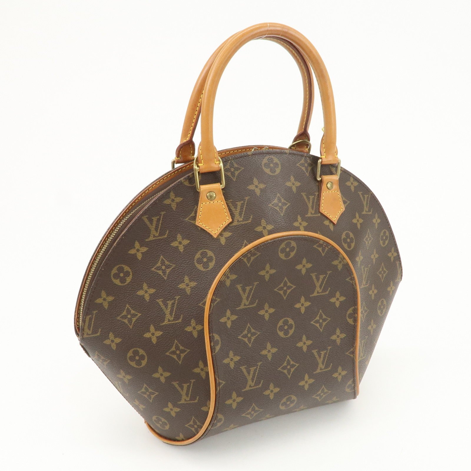 Louis Vuitton Monogram Ellipse MM Handbag - Brown, Monogram Canvas