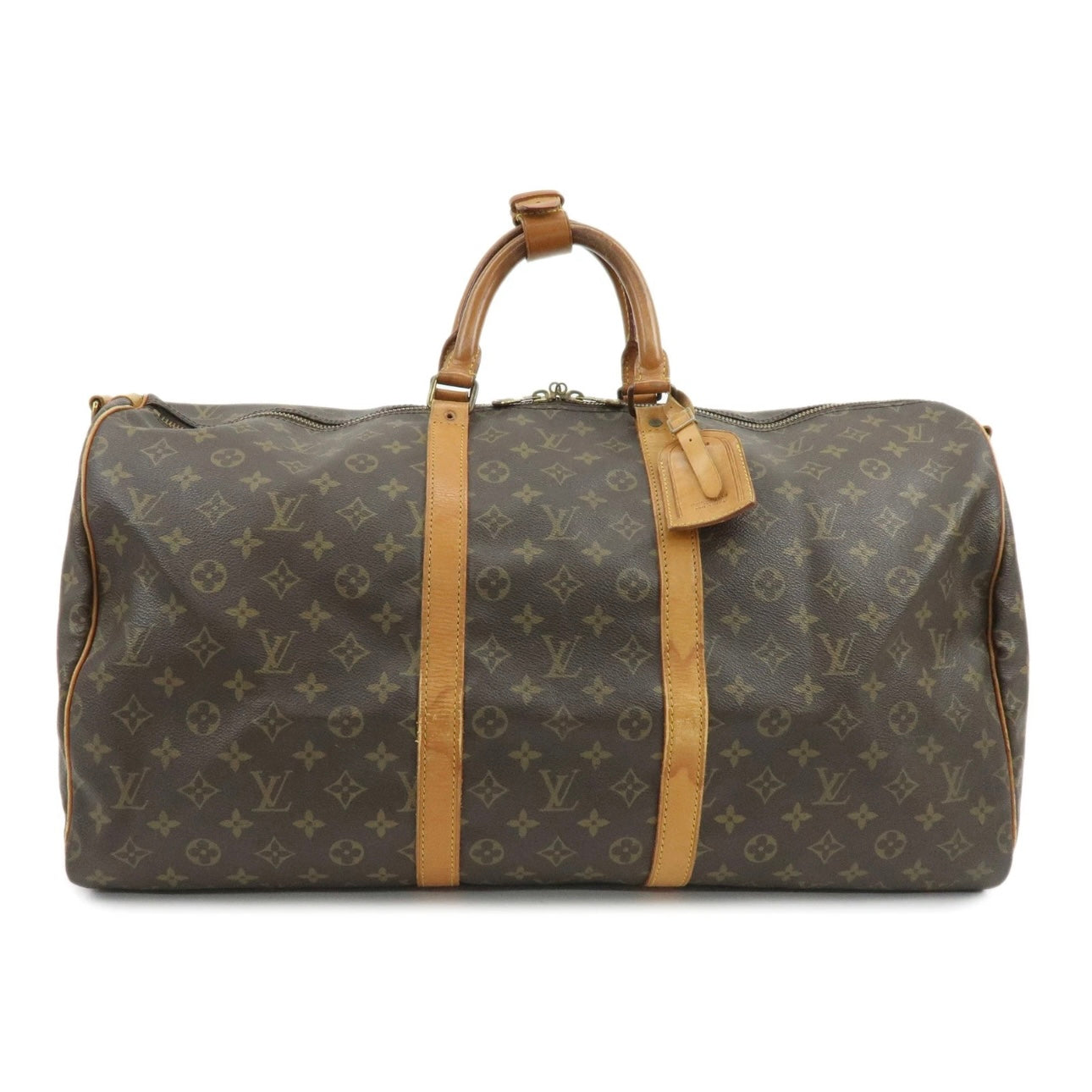 Louis Vuitton Monogram Keep All Bandouliere 55 Boston Bag
