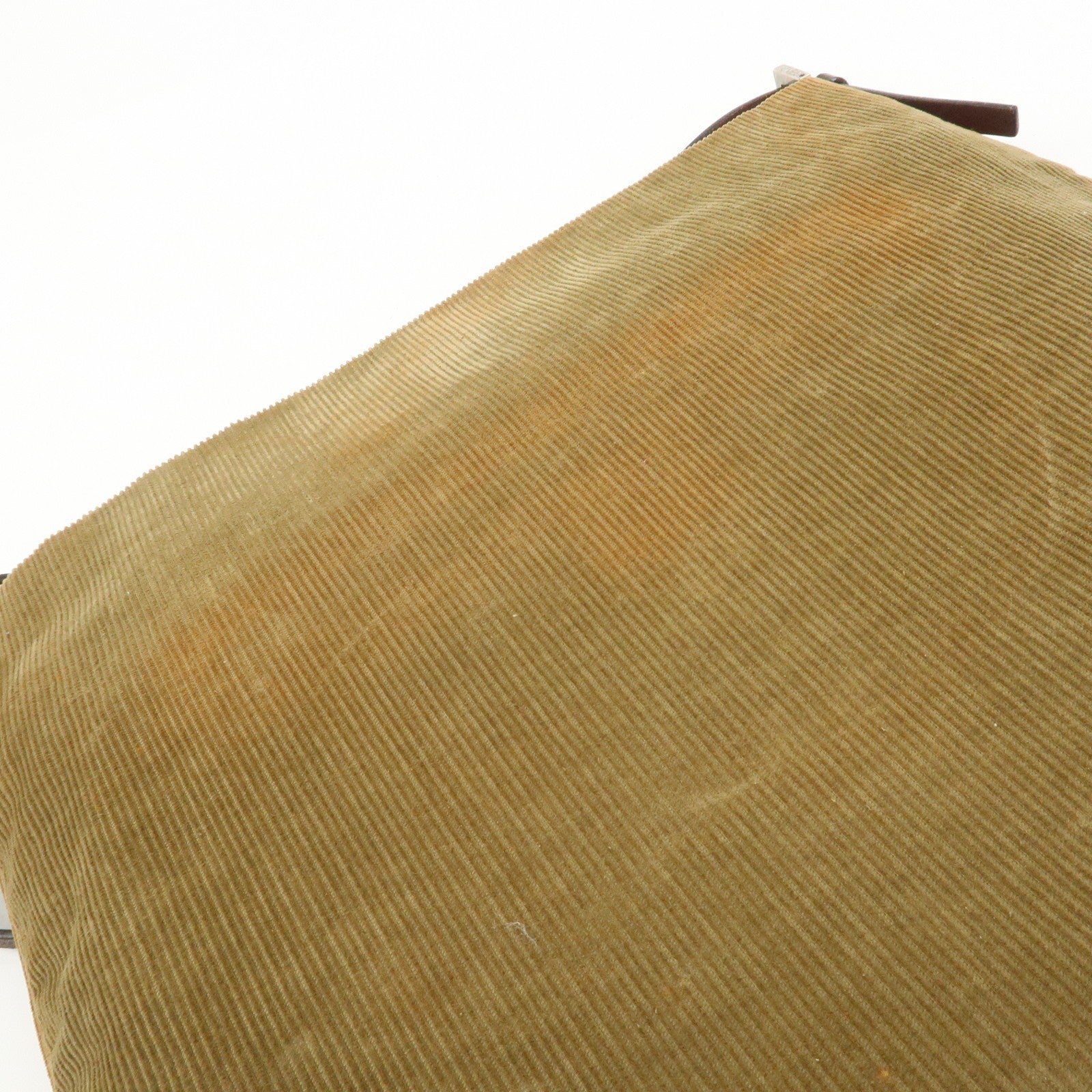 Fendi Shoulder Bag - Brown, Corduroy Leather