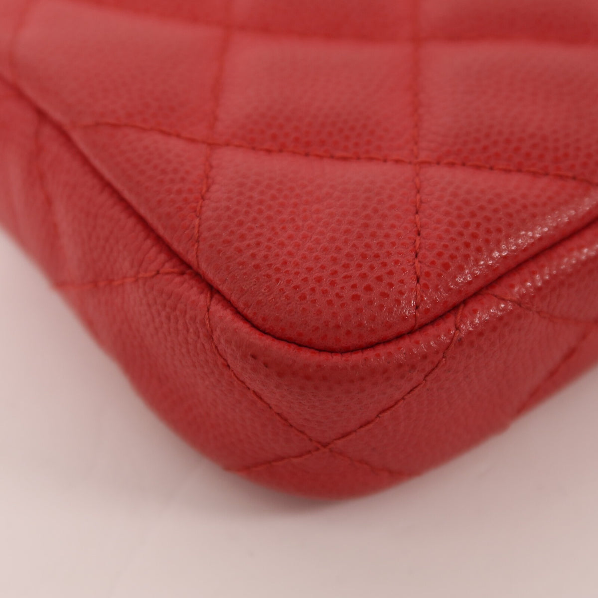 Chanel CC GHW Chain Shoulder Bag - Pink, Calfskin Leather-  מגיע עם כרטיס