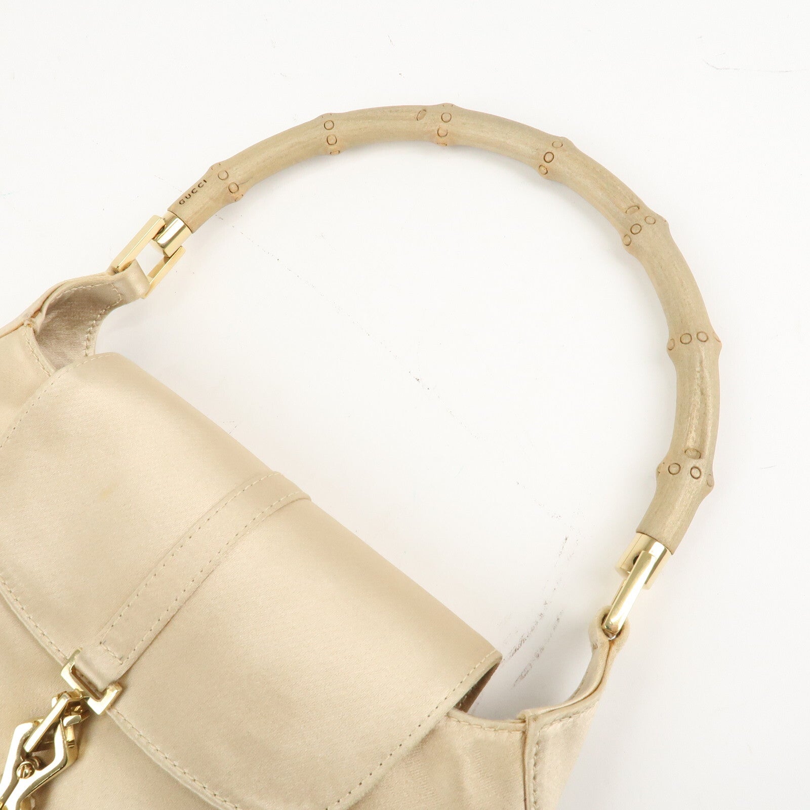 Gucci Mini Handbag - Beige, Satin