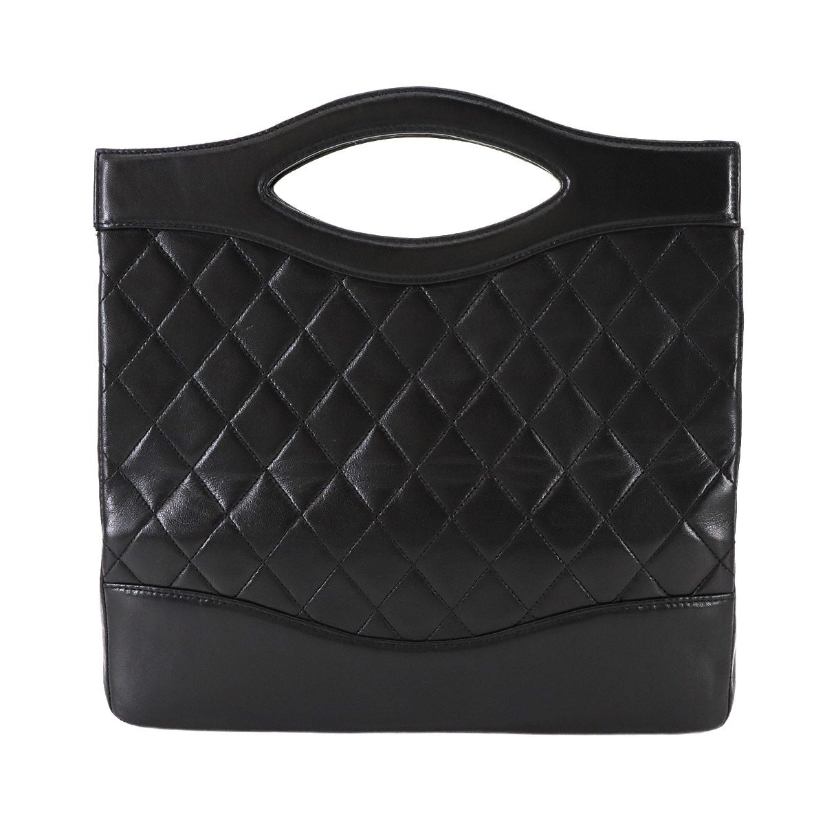 CHANEL Matelasse 2way Hand Shoulder Bag - Black, Leather