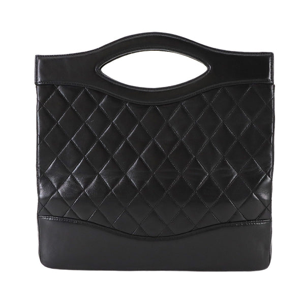 CHANEL Matelasse 2way Hand Shoulder Bag - Black, Leather 
