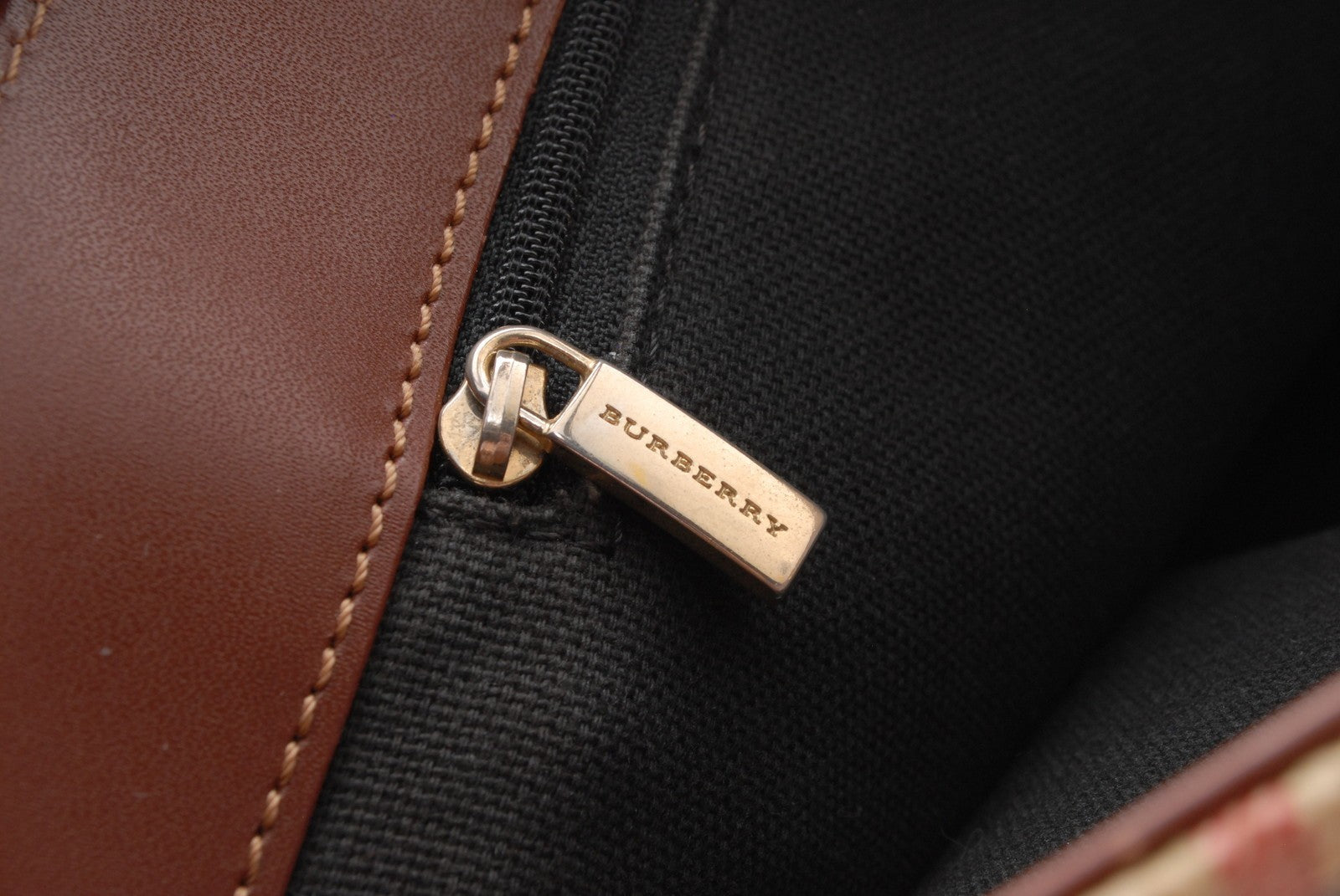 Burberry Nova Tote Bag - Beige, PVC Leather