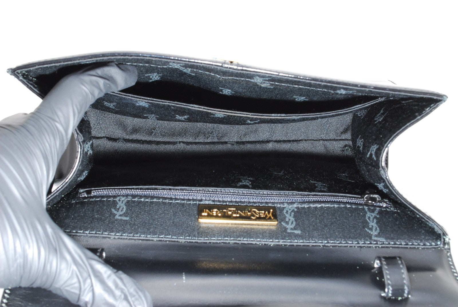 Saint Laurent Shoulder 2Way Hand Tote Bag - Black, Leather 