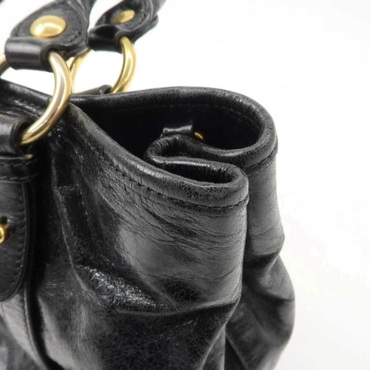 MIUMIU Leather Hand, crossbody Bag Black