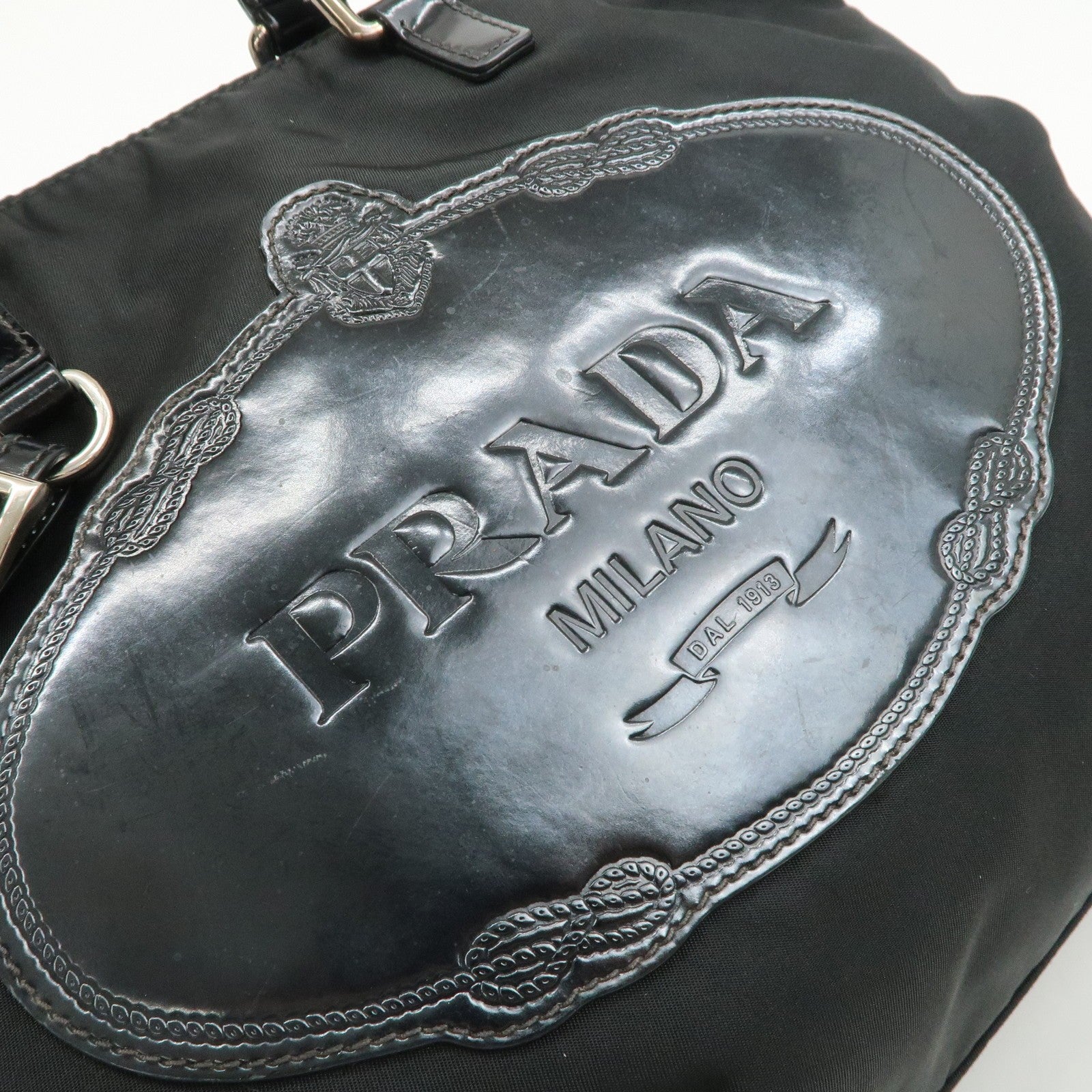 Prada BR3228 2Way Bag - Black, Nylon and Leather
