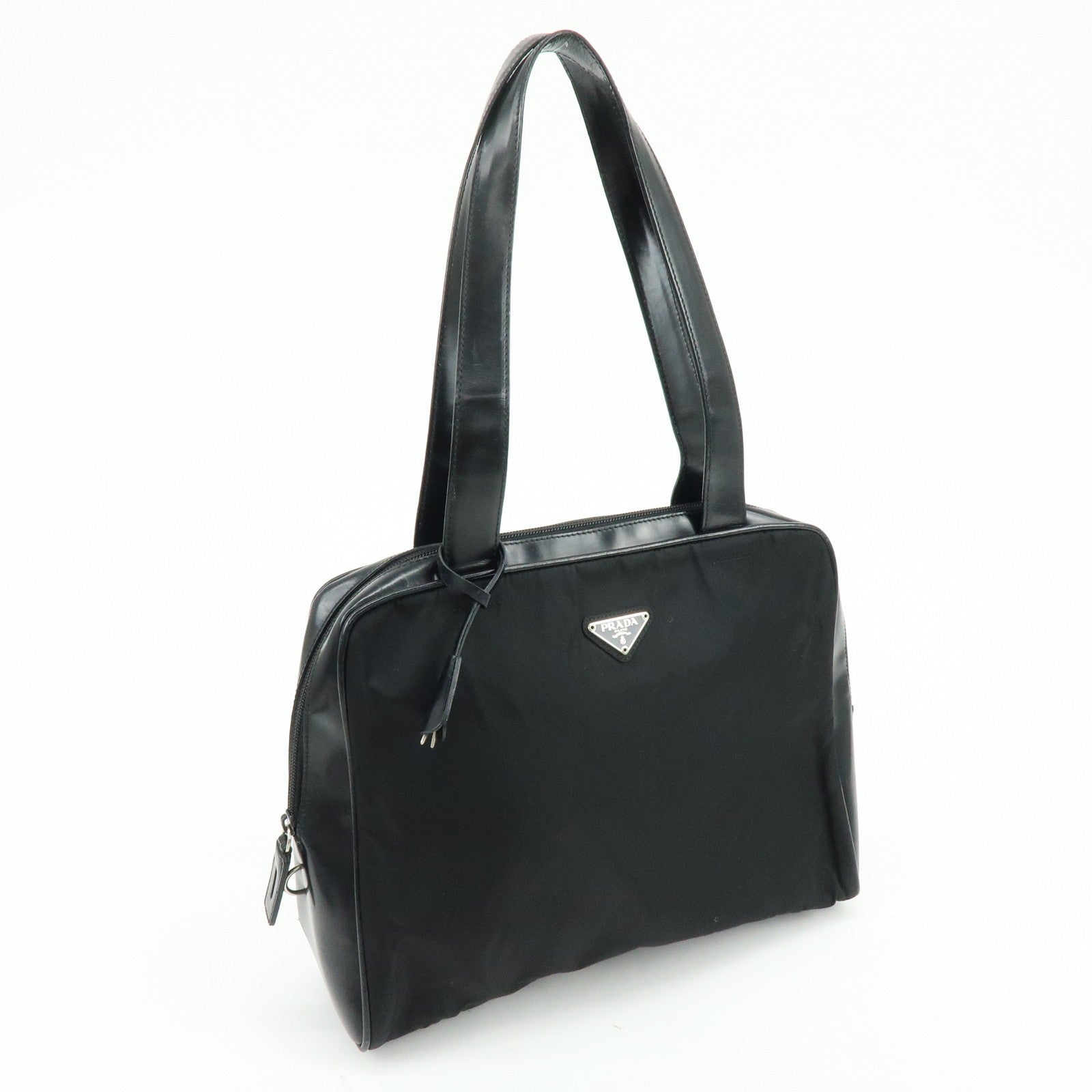 Prada Shoulder Bag - Black, Nylon and Leather
