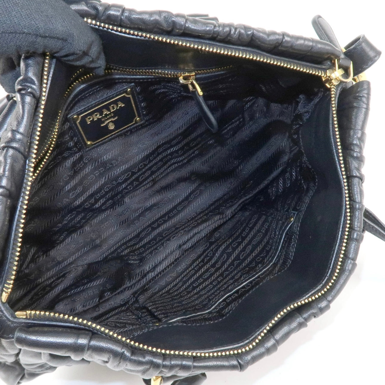 PRADA Leather 2WAY Tote Bag