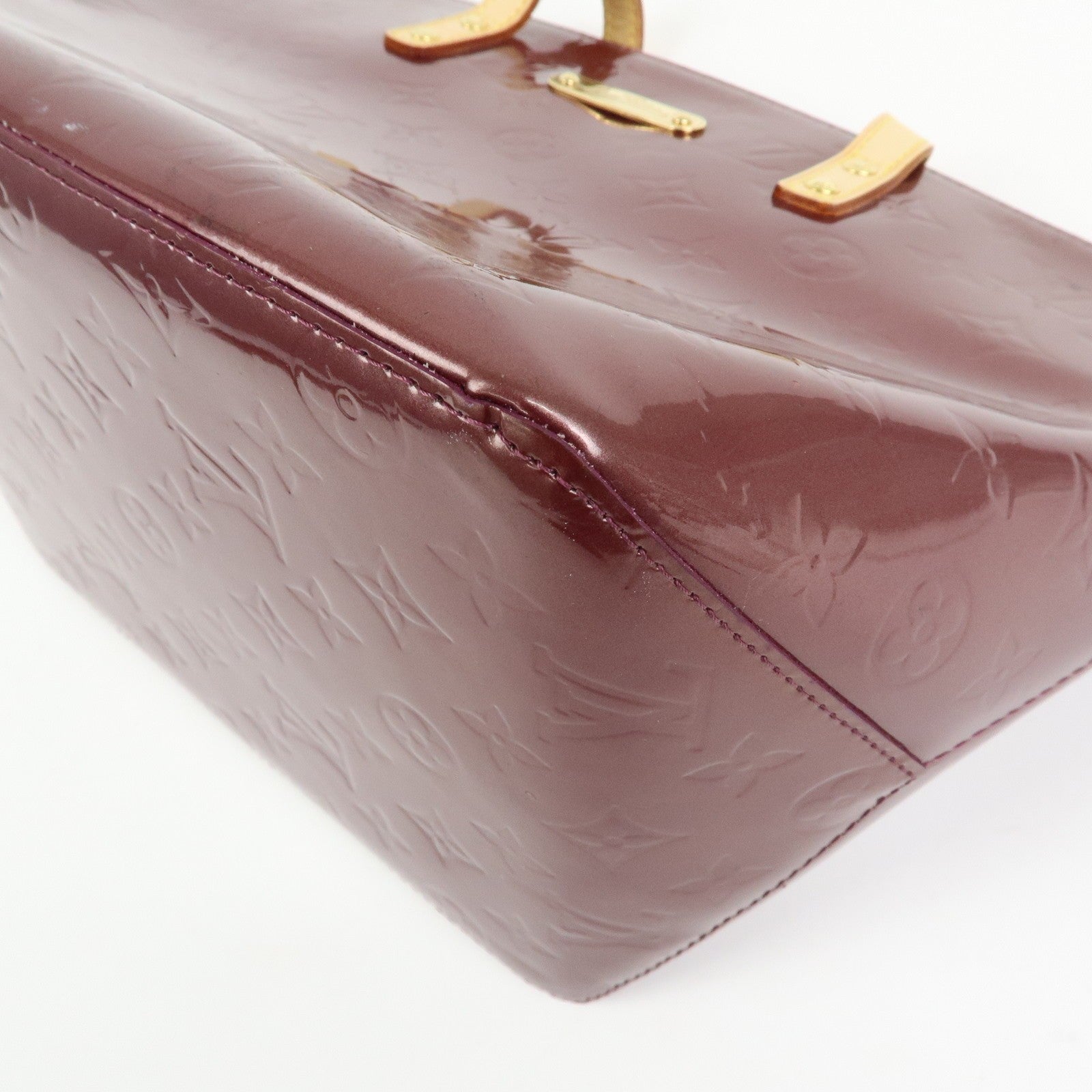Louis Vuitton Monogram Vernis Bellevue PM Hand Bag Violet