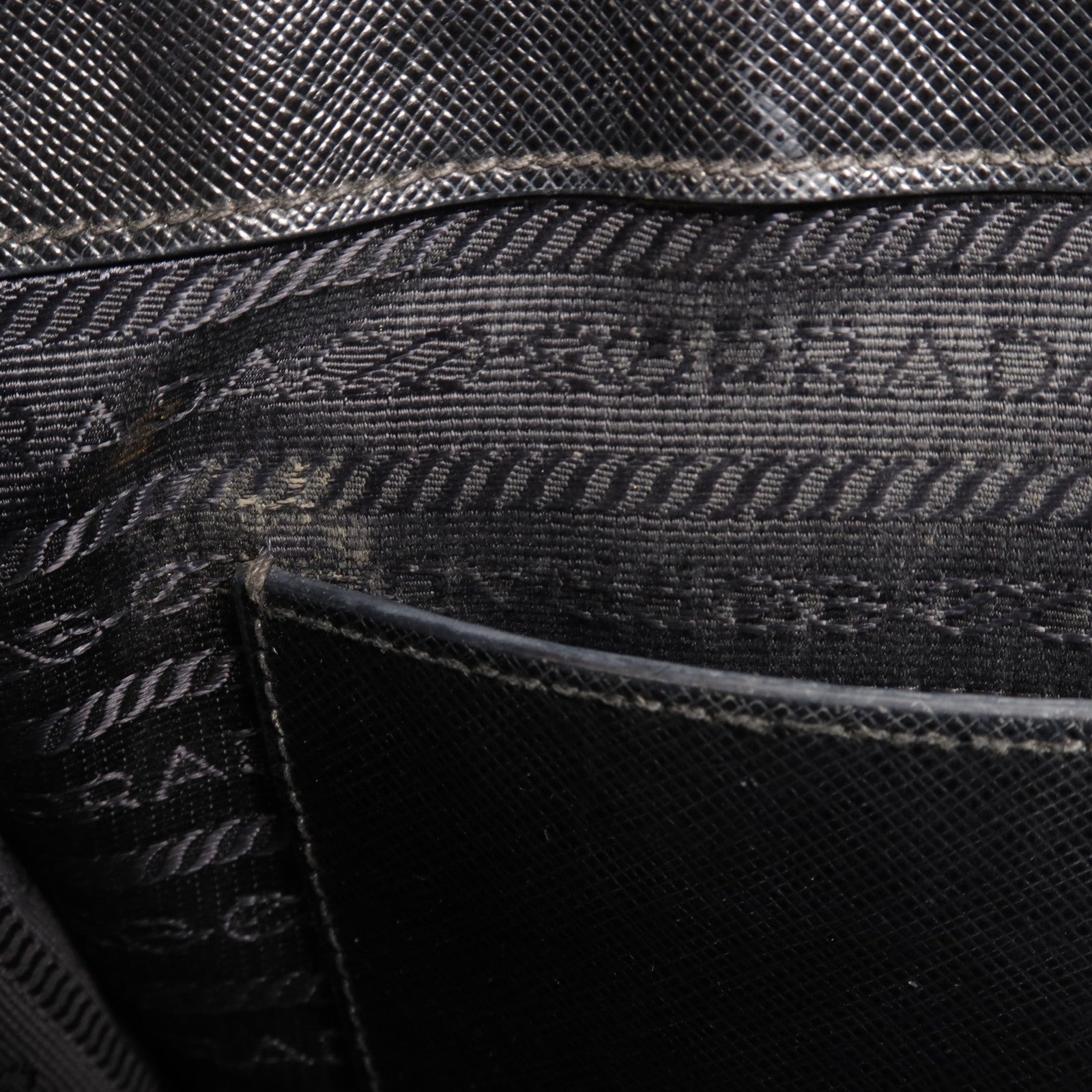 Prada GHW Double Zip Handbag - Black, Calfskin Leather