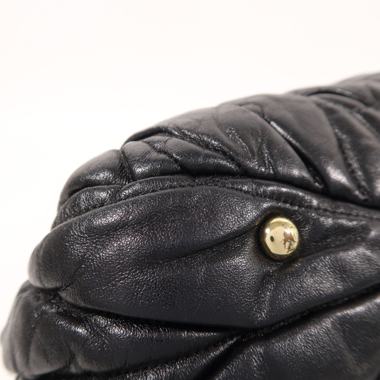 Miu Miu Hand Bag - Black, Calfskin Leather