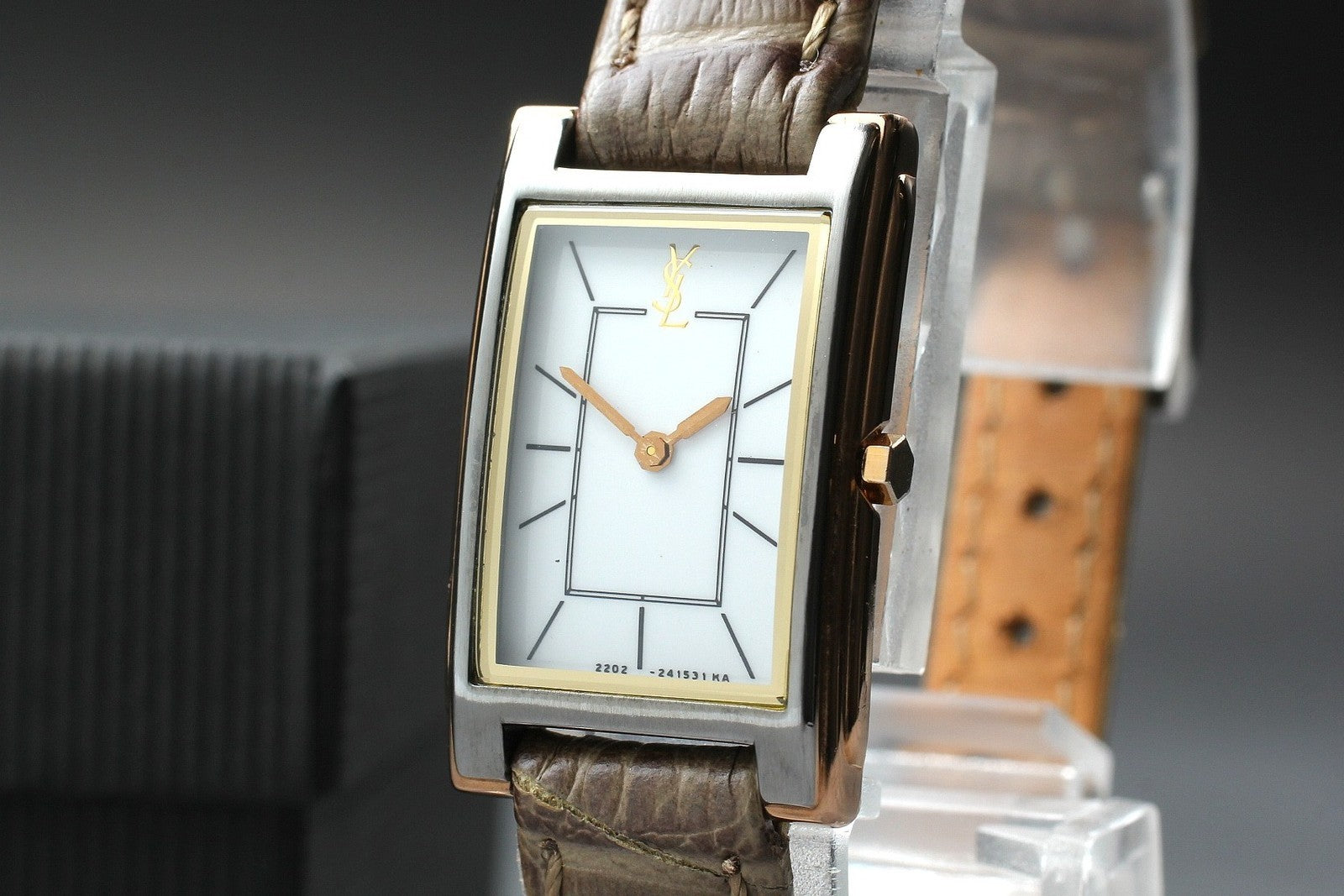 Yves Saint Laurent 2202-229053 Women's Watch - Brown, Leather
