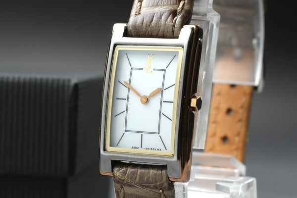 Yves Saint Laurent 2202-229053 Women's Watch - Brown, Leather