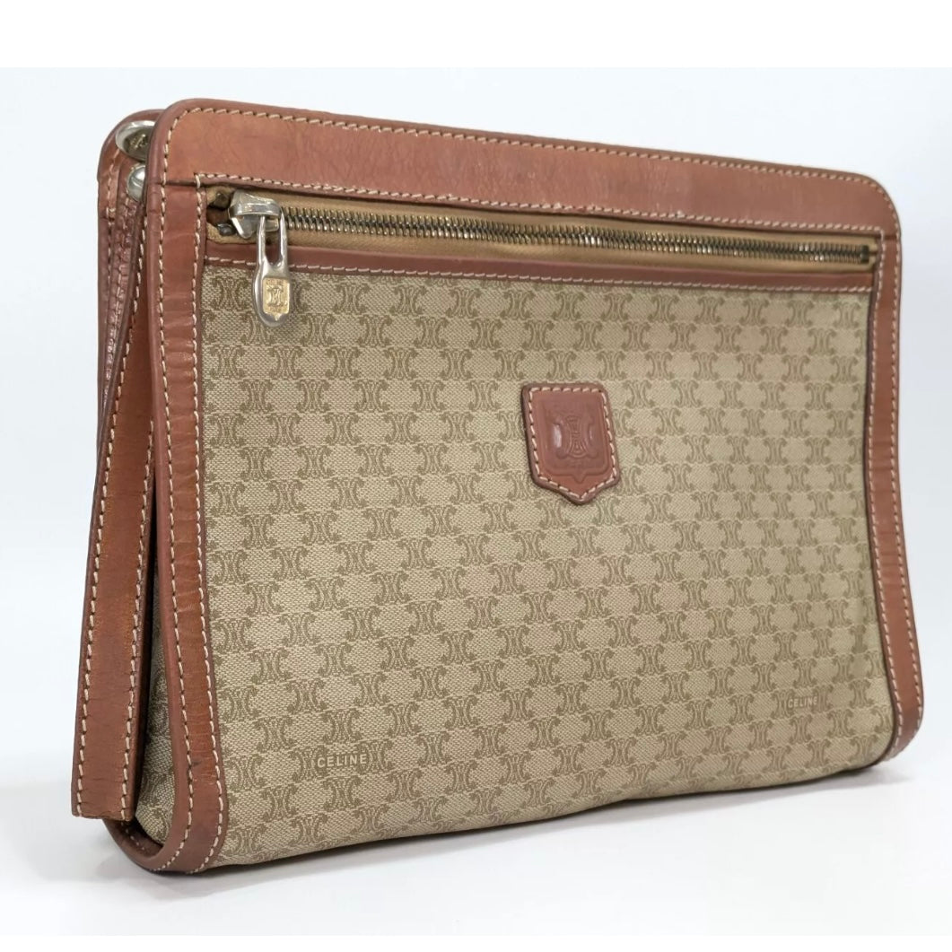 CELINE Macadam Vintage Clutch