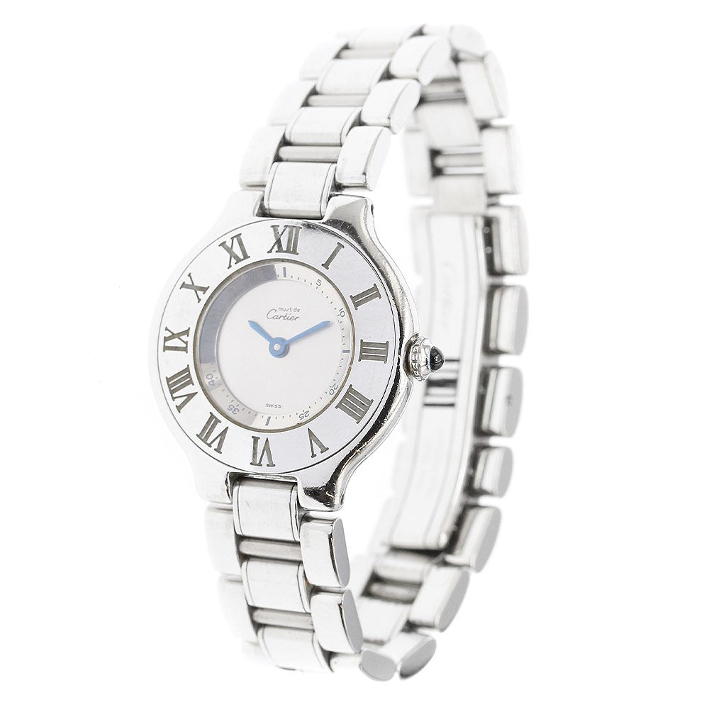 Cartier Must21 Vantian Wristwatch - Silver, Stainless Steel