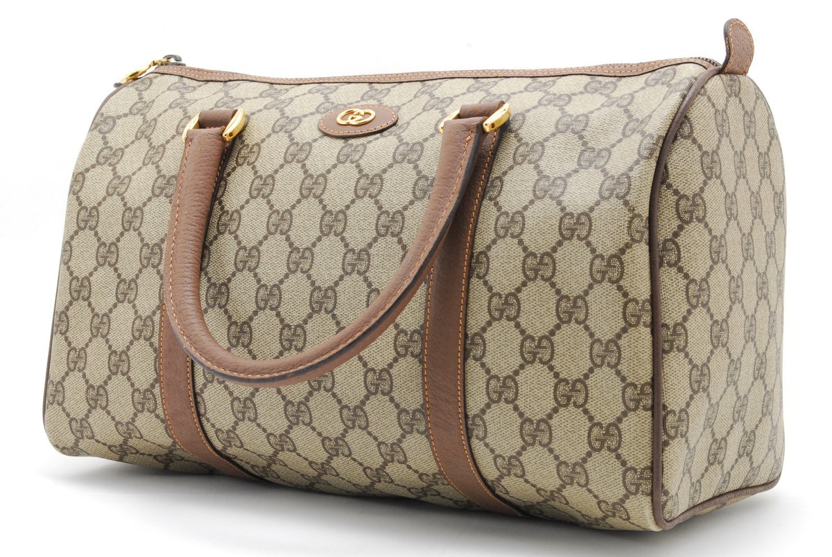 Gucci GG Supreme Shoulder Bag - Beige Brown, Canvas Leather