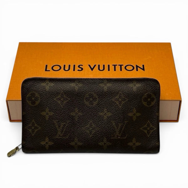 Louis Vuitton Portemonnaie Zip-Around Wallet - Brown, Monogram