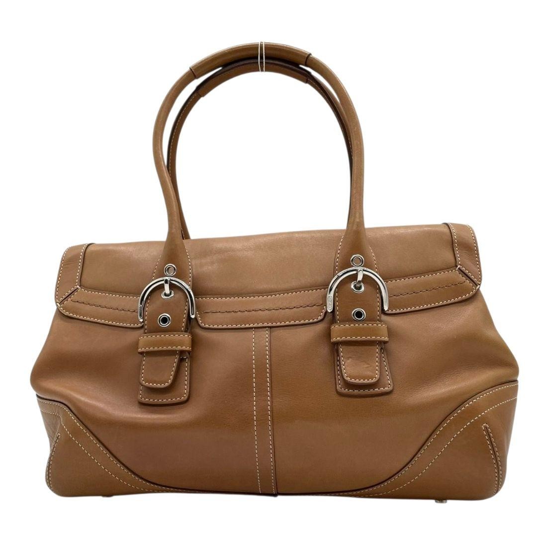 Coach 9636 Handbag - Brown, Leather