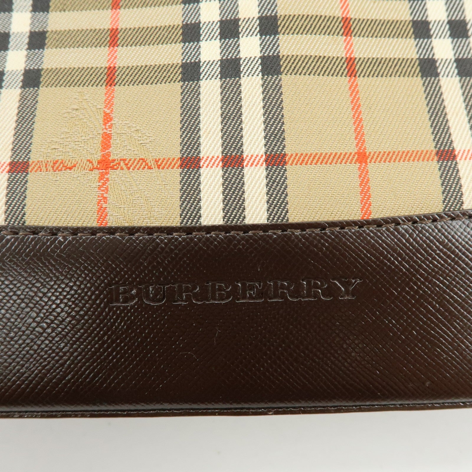 Burberry Nova Plaid Shoulder Crossbody Bag - Beige, Canvas, Leather