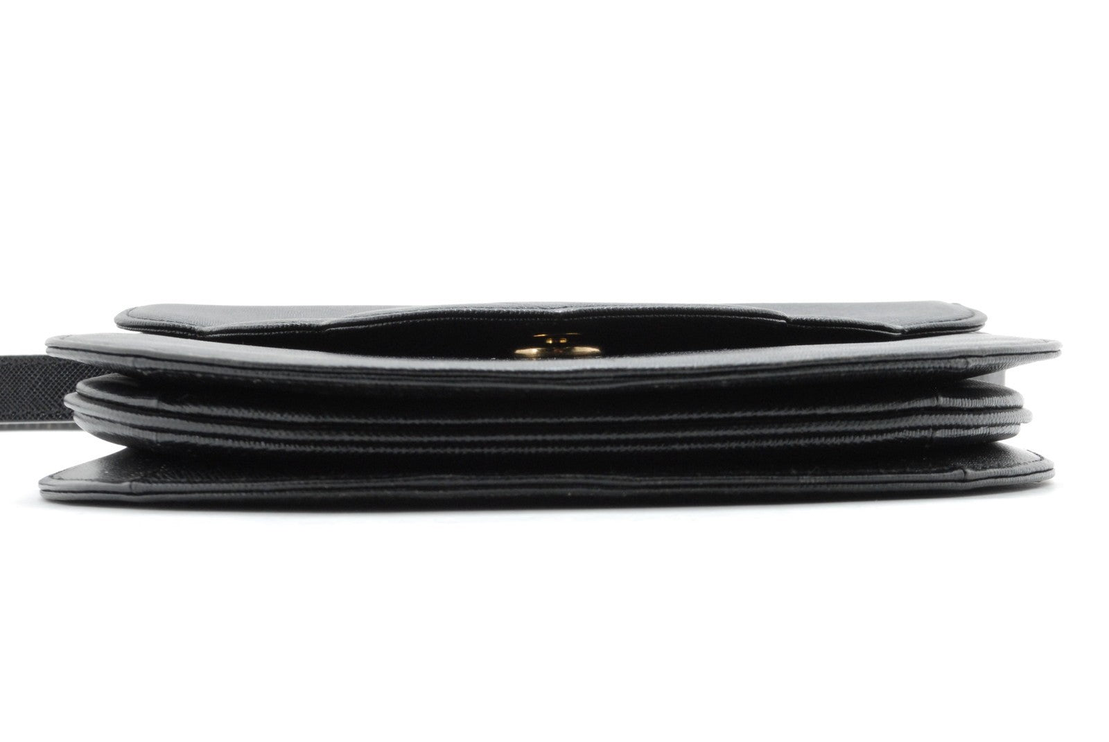 Saint Laurent Yves Saint Laurent Crossbody Shoulder Bag - Black, Leather