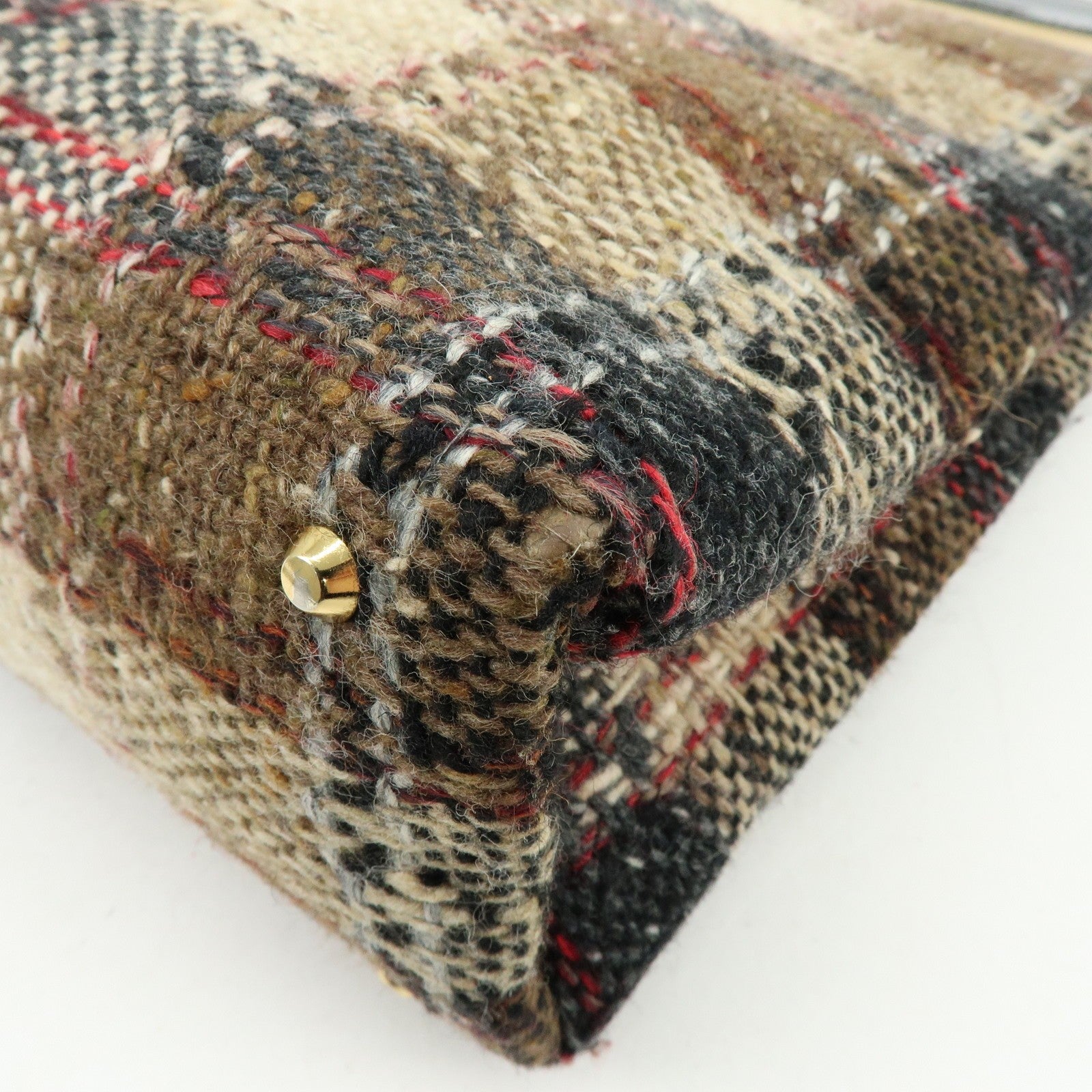 Burberry Tote Bag - Beige, Black, Tweed, Patent Leather, Suede