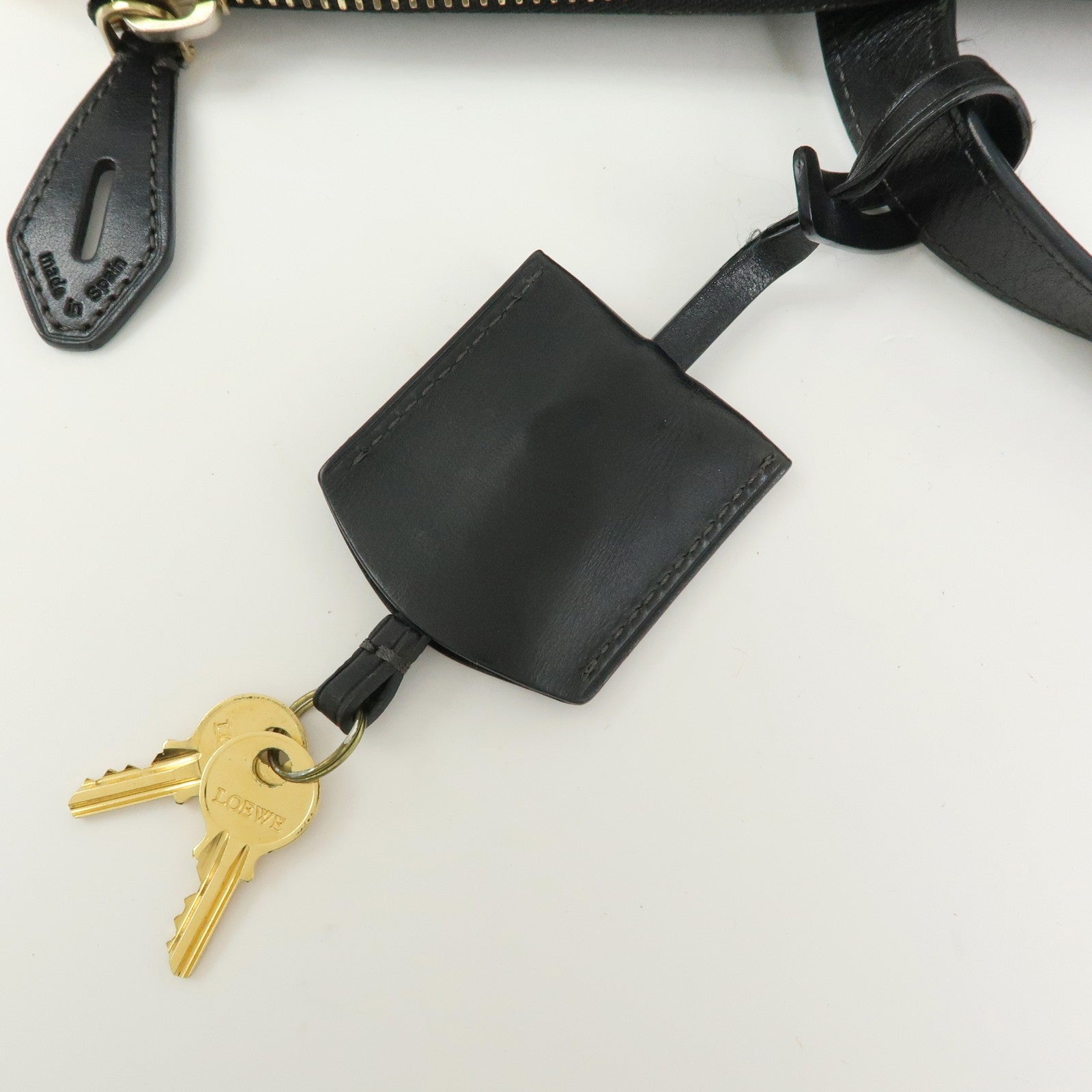 Loewe Anagram Tote Bag - Black, PVC Coating Canvas and Leather