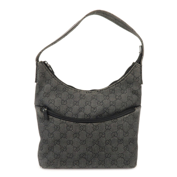 Gucci Shoulder Bag - Black, GG Denim, Leather