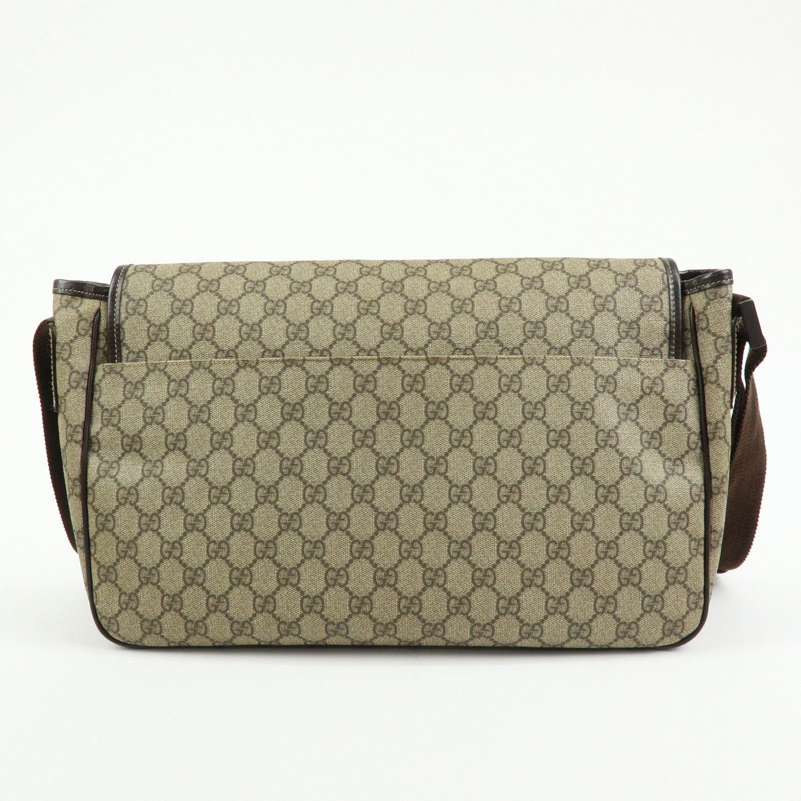 Gucci Shoulder Bag - Brown, GG Supreme, Leather