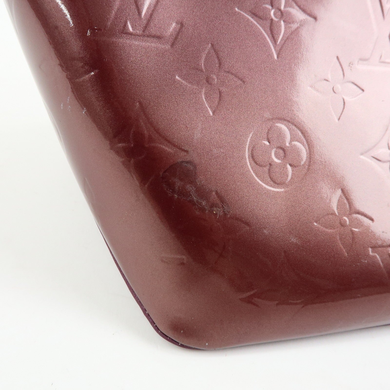 Louis Vuitton Monogram Vernis Bellevue PM Hand Bag Violet