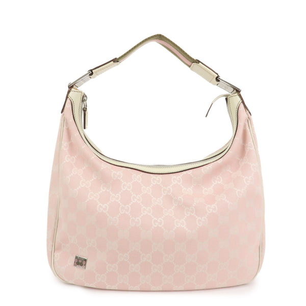 Gucci Shoulder Bag - Pink, Canvas Leather