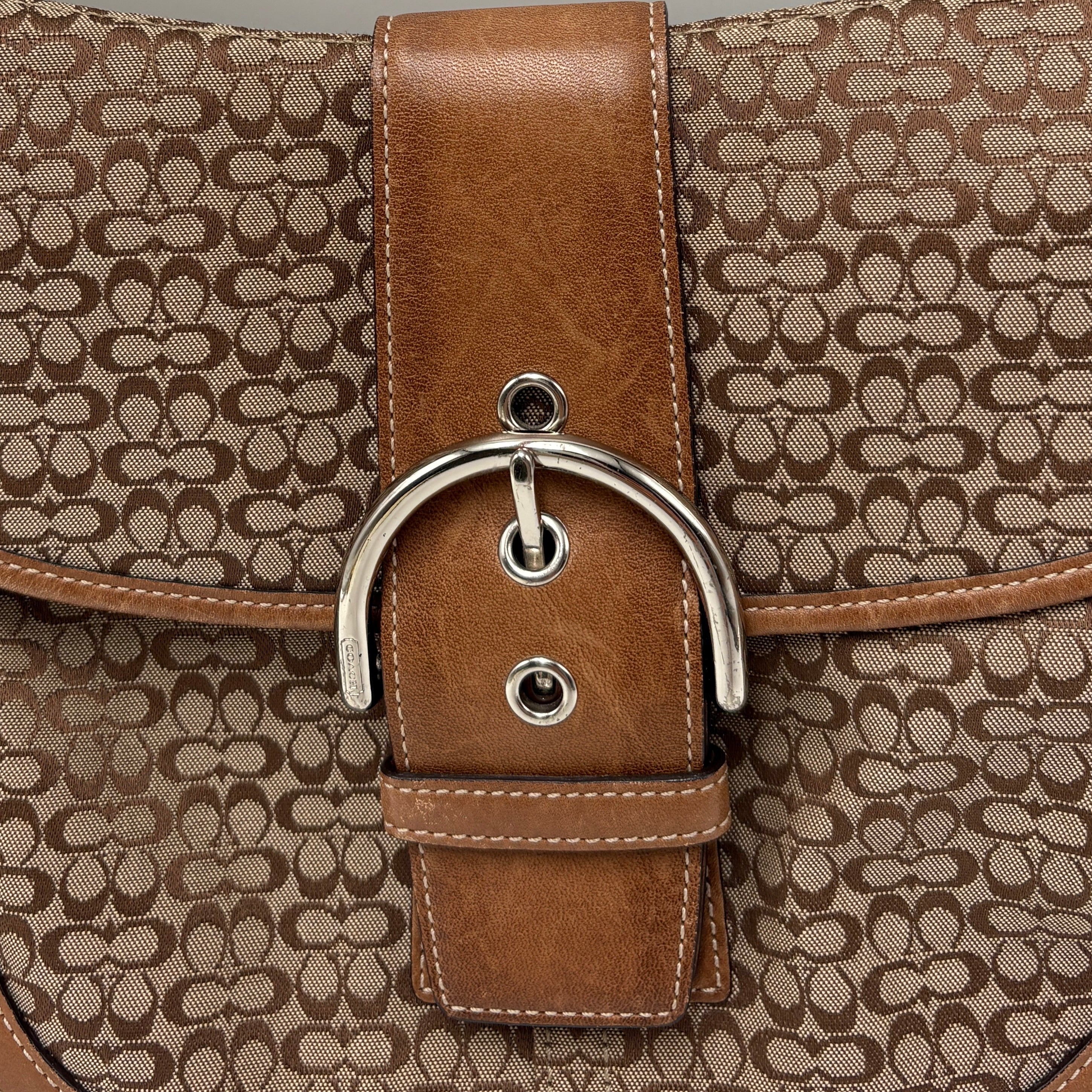 Coach Signature brown bag