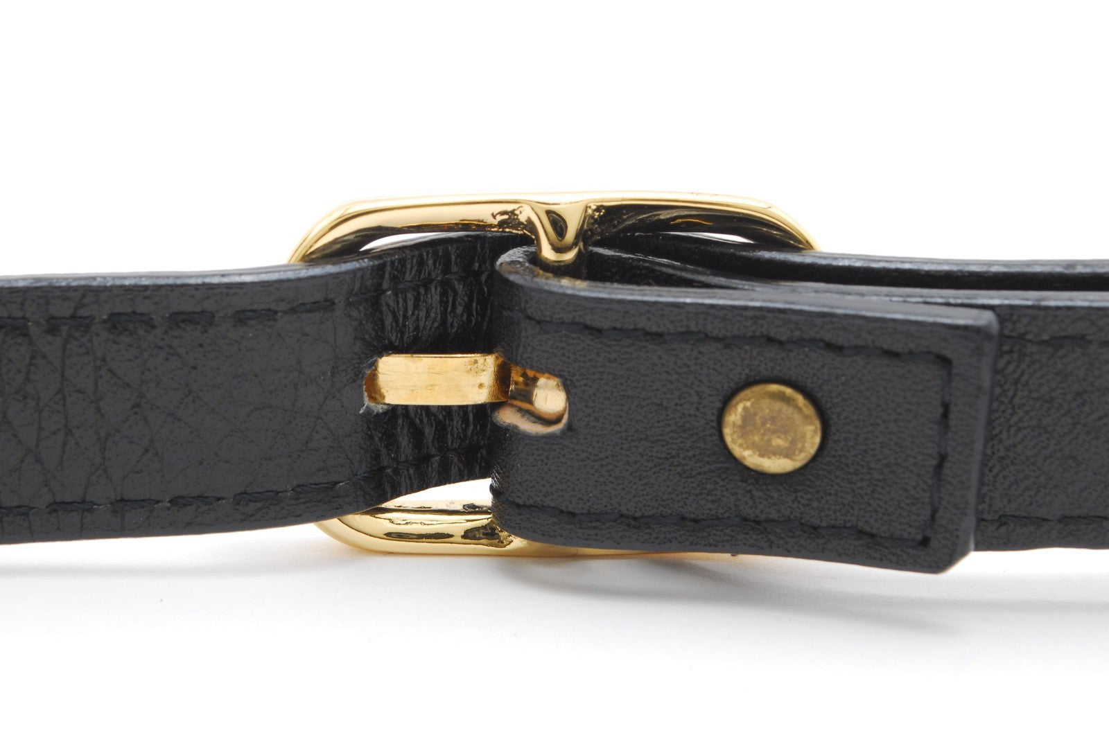 Saint Laurent Yves Shoulder Bag - Black, Leather 