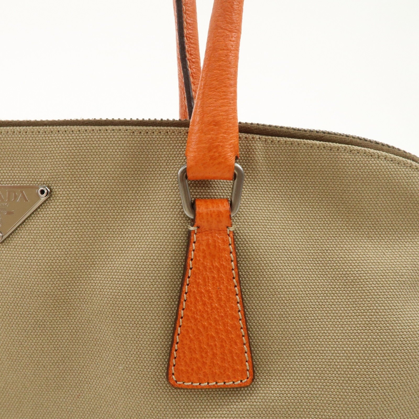 Prada Handbag - Beige, Canvas