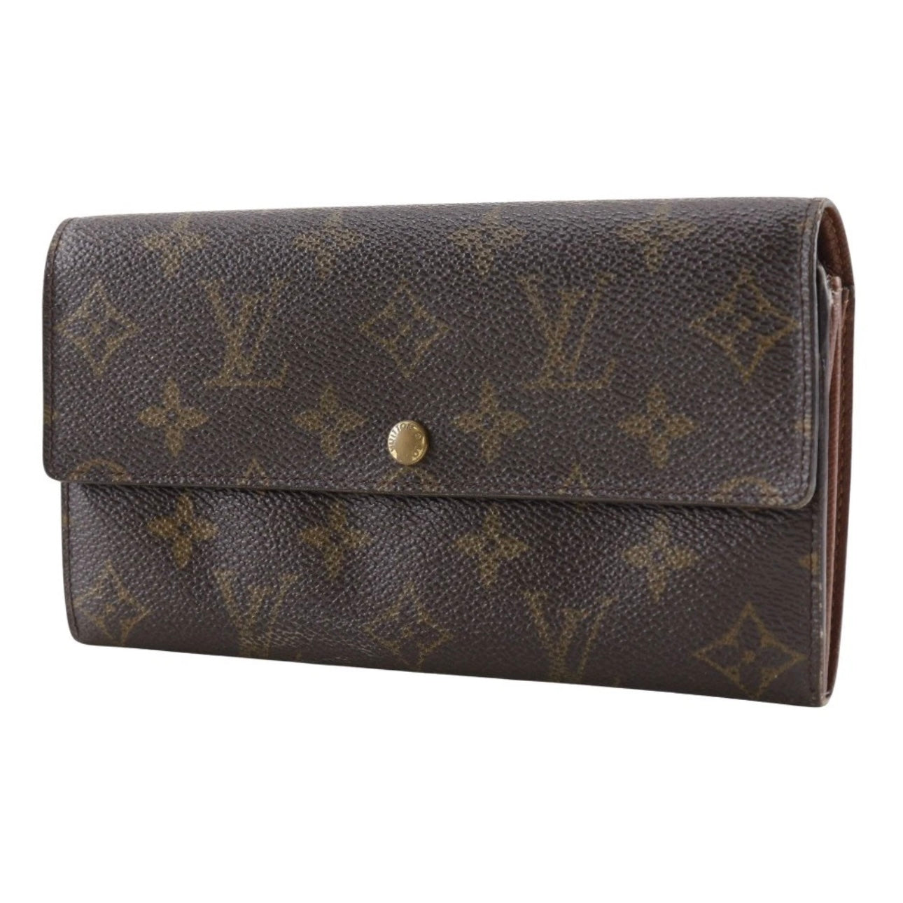 LOUIS VUITTON Porto Monnet Credit wallet- Brown Monogram