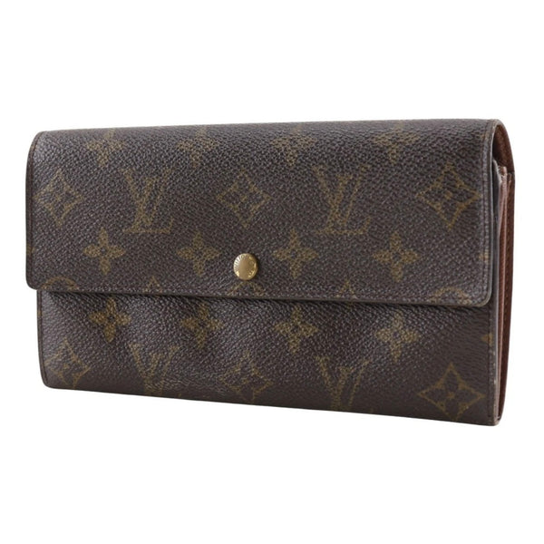 LOUIS VUITTON Porto Monnet Credit wallet- Brown Monogram