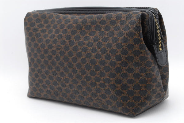 Celine Macadam Clutch Bag - Black, PVC Leather
