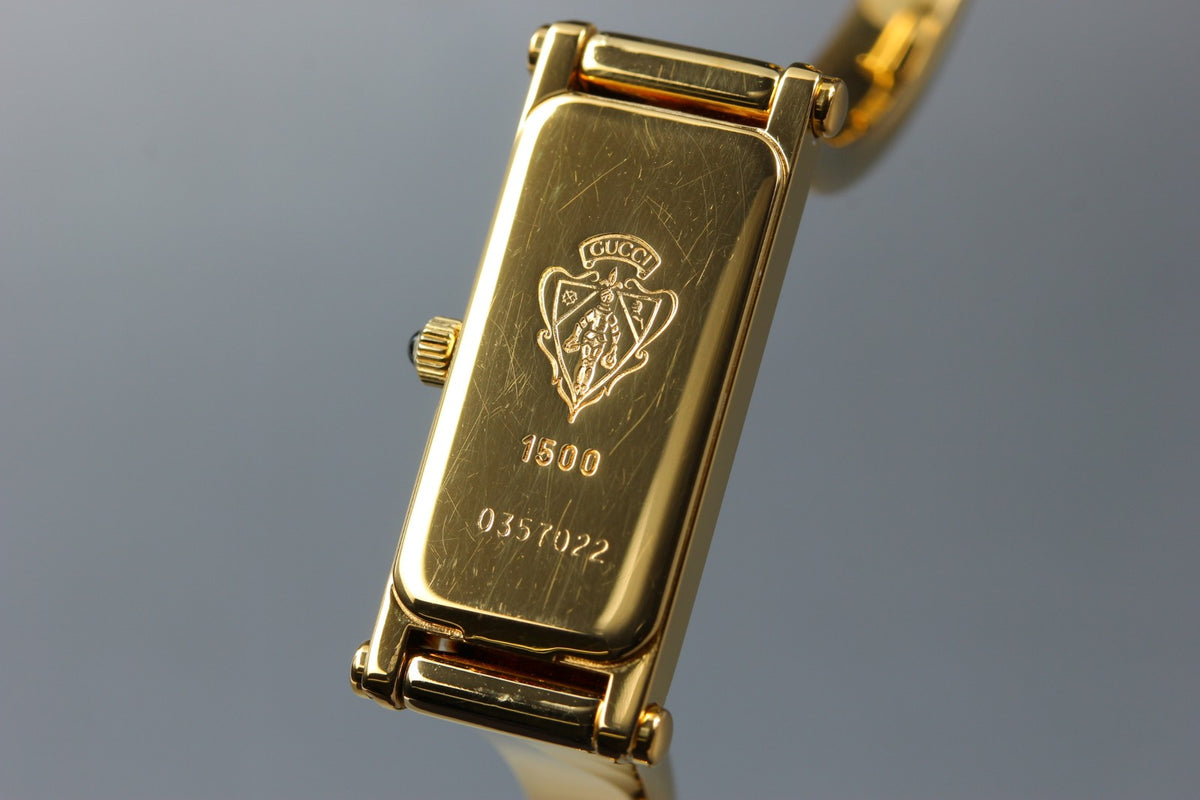 Gucci 1500 Wristwatch - Gold, Stainless Steel