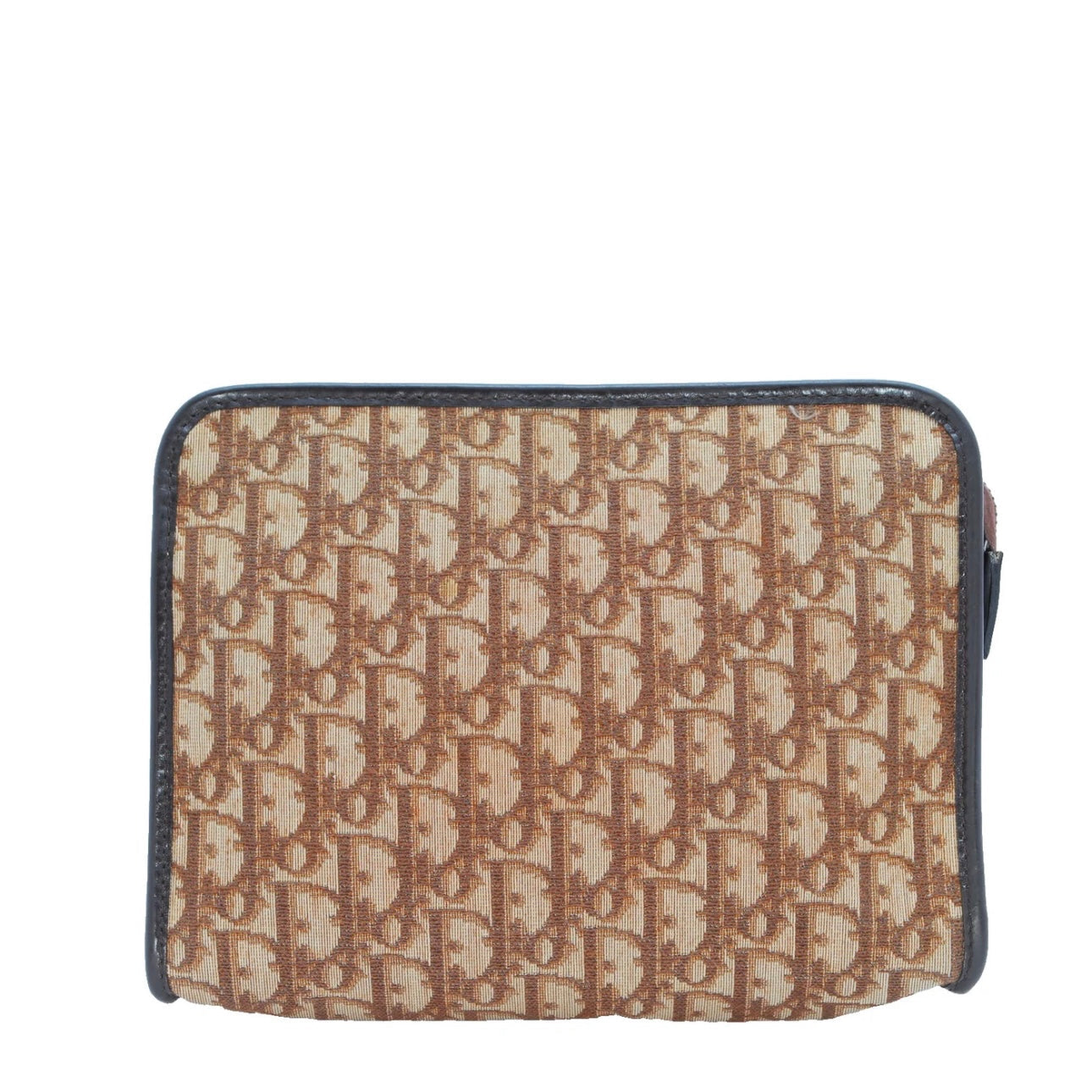 Christian Dior Trotter Clutch Bag - Brown, Canvas Leather