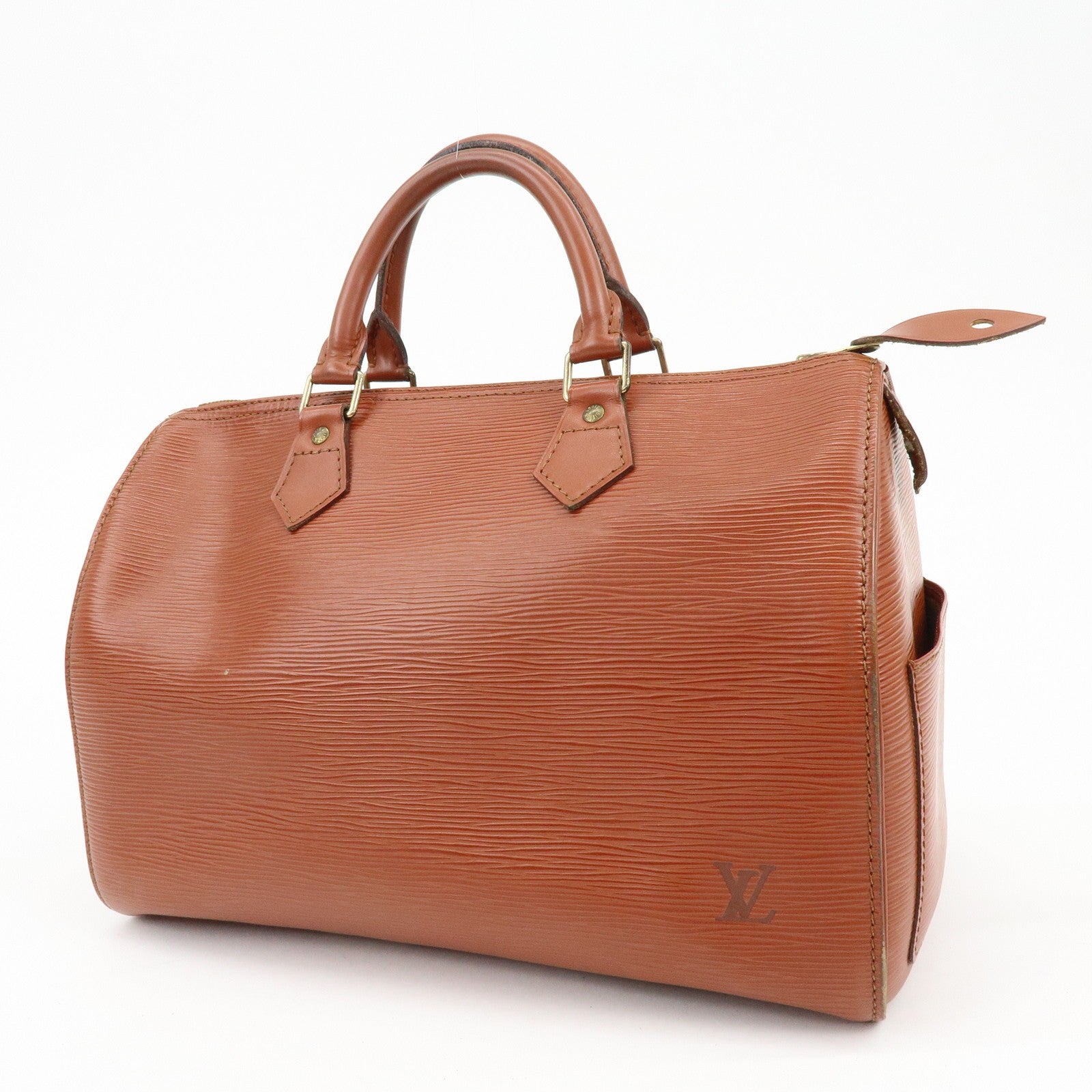 Louis Vuitton Speedy Hand Boston Bag - Kenya Brown, Epi Leather