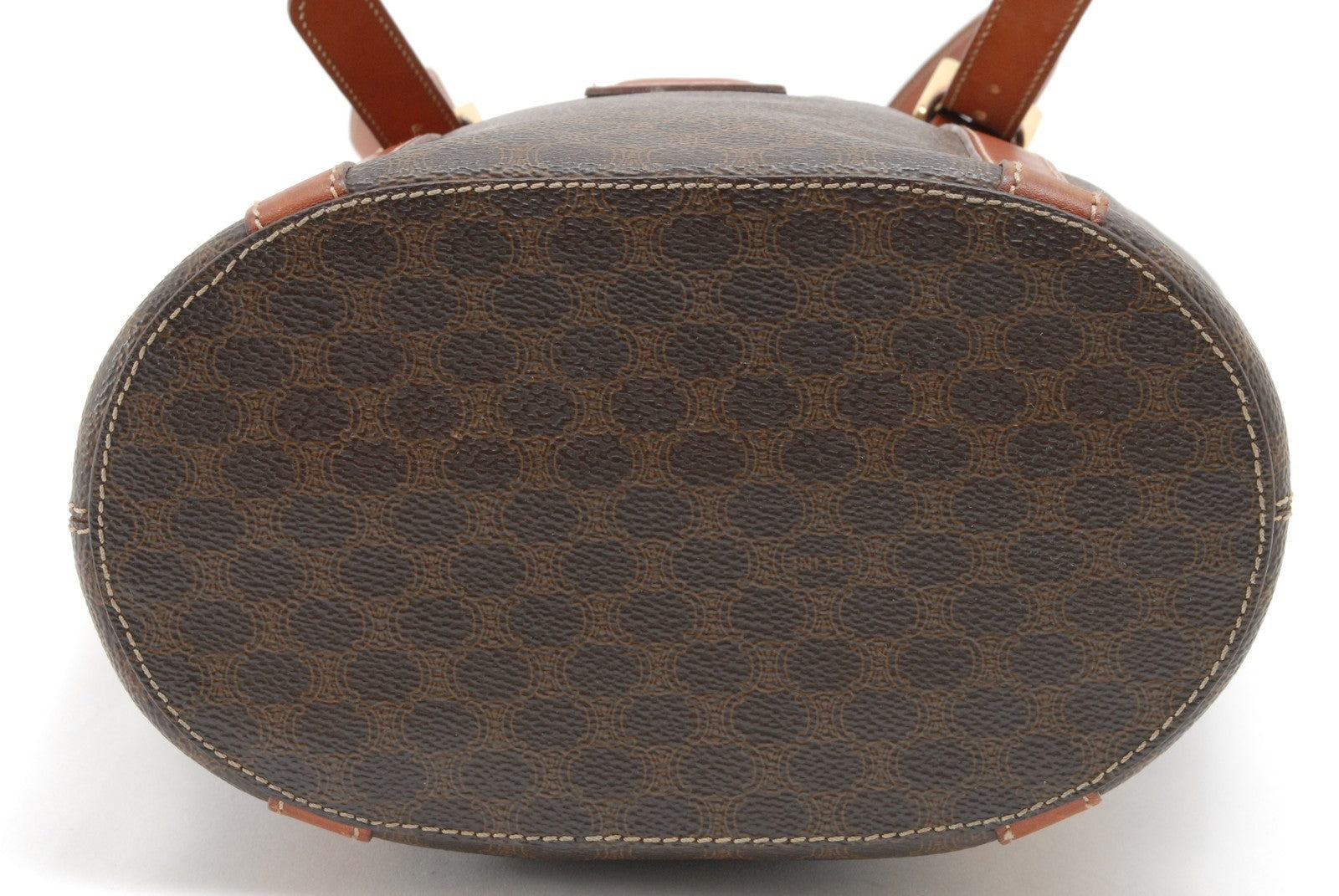 Celine Macadam Tote Bag - Brown, PVC Coated Canvas