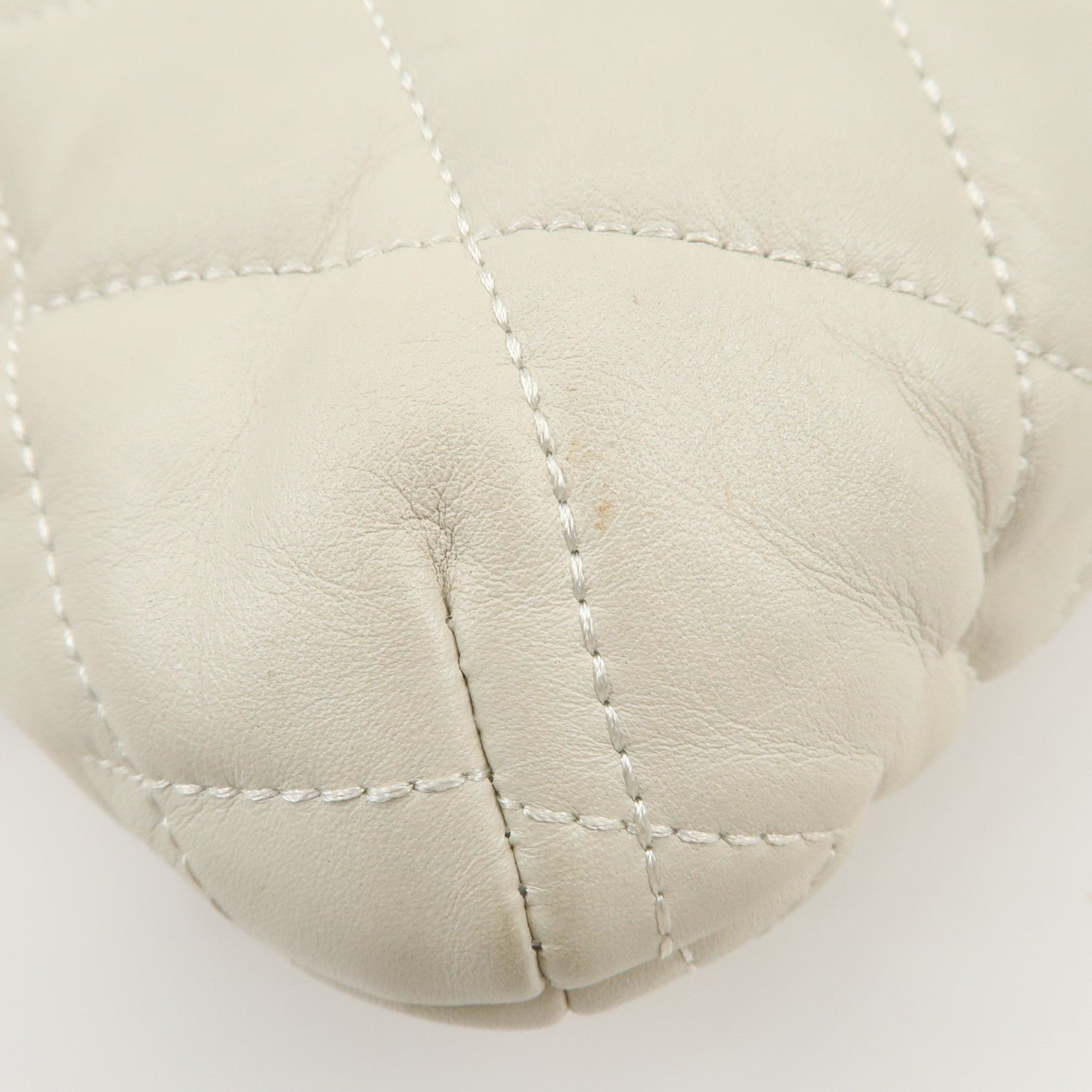 Coach Leather Chain Shoulder Bag - Ivory, Leather